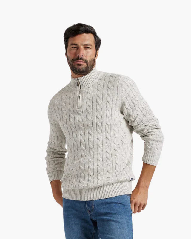 Pull Half-Zip Verbier – Élégance Alpine